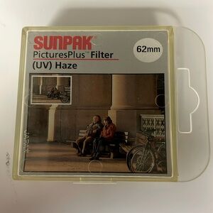 Sunpak 62mm PicturePlus Filter UV Lens Protection CF-7035-UV